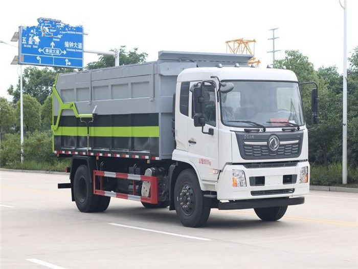 東風天錦壓縮式對接垃圾車